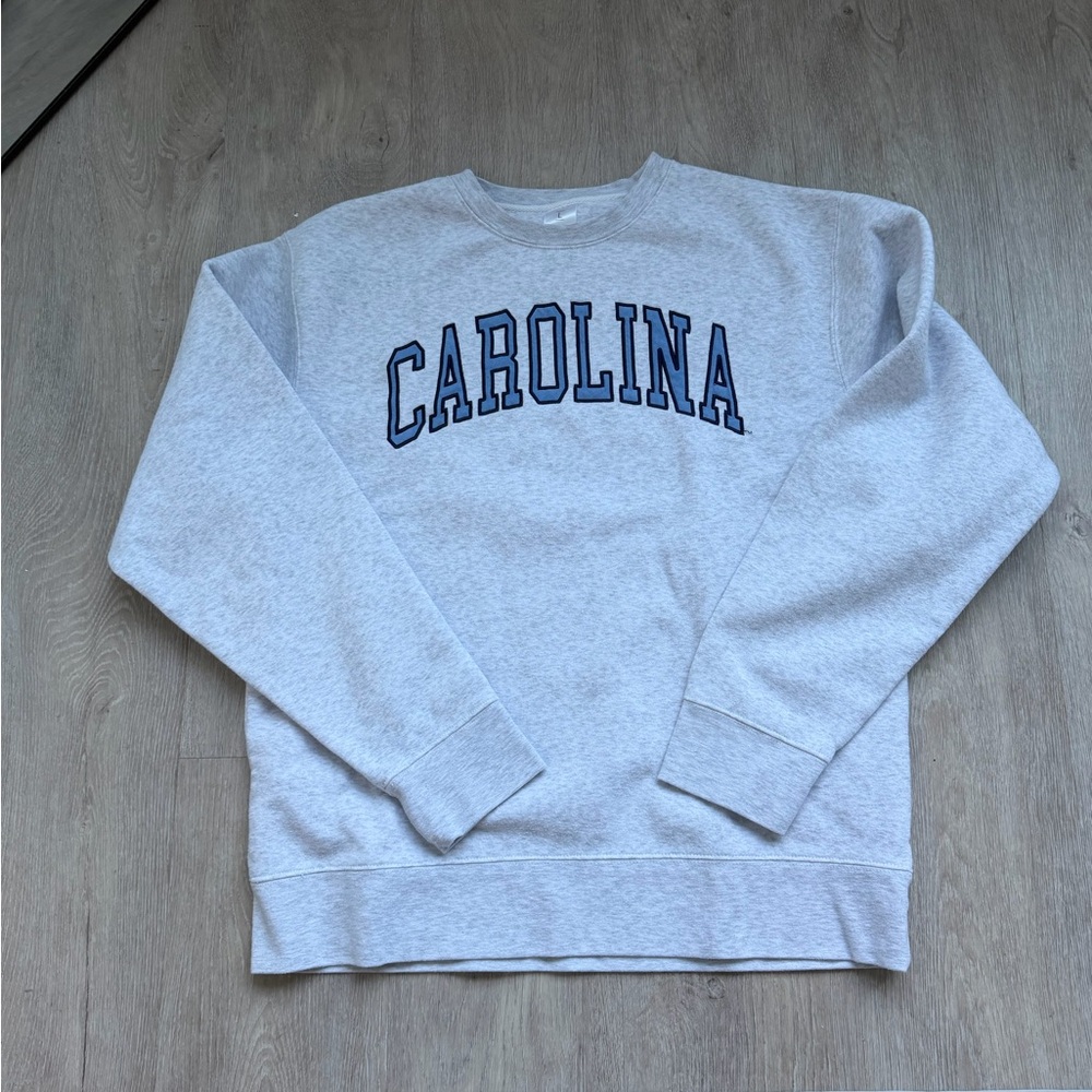 Light Gray UNC Unisex Crewneck